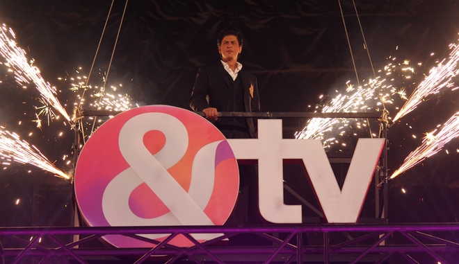 Shahrukh Khan at the launch of &TV